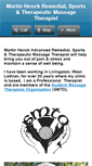 Mobile Screenshot of henckmassage.co.uk
