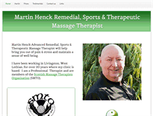 Tablet Screenshot of henckmassage.co.uk